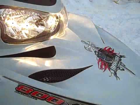 2009 dragon 800 sp hps can silencer