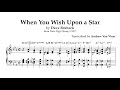 When You Wish Upon a Star - Dave Brubeck (transcription of ending)
