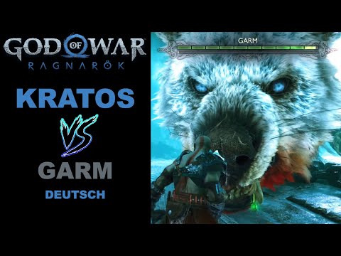 God of War Ragnarök Kratos VS Garm Boss Kampf + Happy End Deutsch komplett