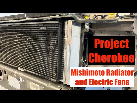 Project Cherokee (XJ) - Mishimoto Radiator and Electric Fans