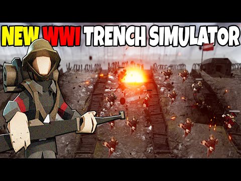 NEW World War I TRENCH DEFENSE Battle Simulator!? - Wave War One Gameplay