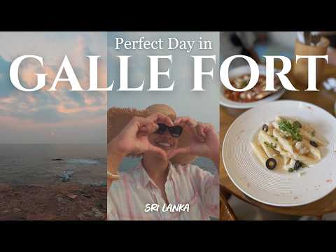 Perfect Day in Galle Fort 🇱🇰  Cafés & Sunset Views