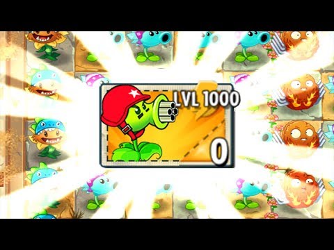 Plants vs Zombies Mod Xmas - Gatling Pea Xmas LEVEL 1000 vs Zombies Fight!