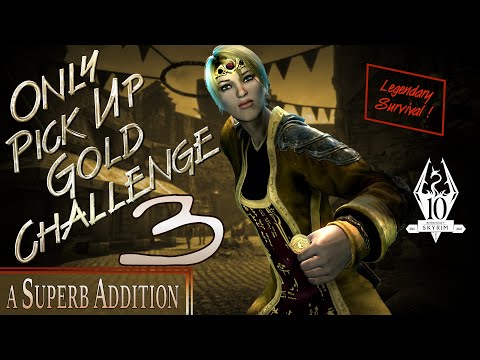 Only Pick Up Gold Challenge (3) - A Superb Addition - Skyrim AE Legendary Survival Build