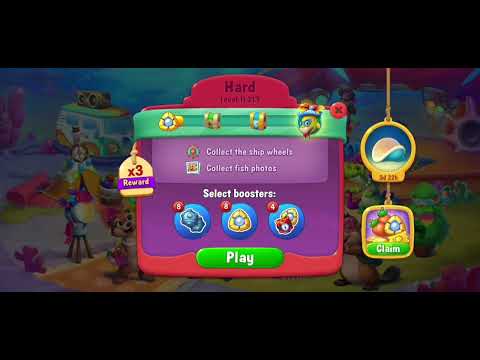 Fishdom 11213 Hard Level - NO 💣🧨💥