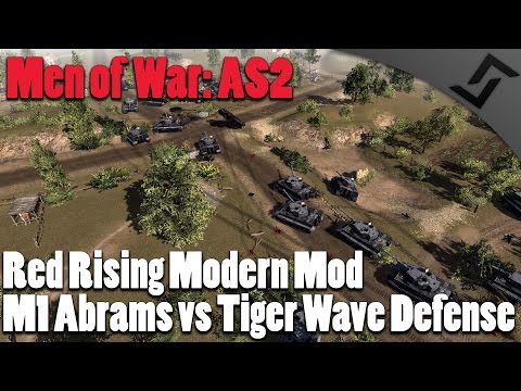 Men of War: Assault Squad 2 - Red Rising - M1 Abrams vs Tiger Wave Defense