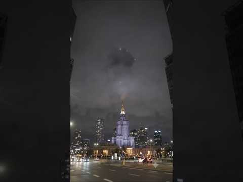 UFO Spotted Over Warsaw Last Night?!