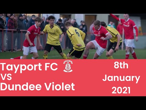 Tayport FC  vs  Dundee Violet 08/01/22 - Highlights
