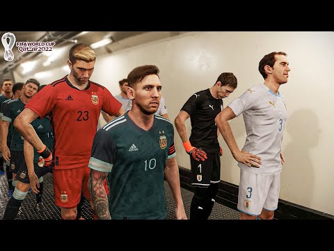 Uruguay vs Argentina - World Cup Qualifiers 2022 - Gameplay & Full match | Efootball PES 2022