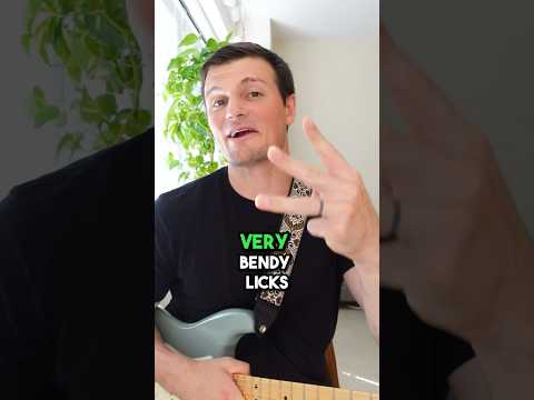 3 Bluesy Licks to Increase Your Bending Skills #shorts #guitarlesson #bluesguitar