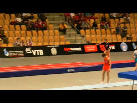 GBR Kaitlin Laferty Final Round Womens Tumbling 2015 World Age Group Competition Denmark 2nd place