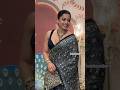 Rashmika Mandanna Looking Gorgeous In Black Saree On Ambani S 2nd Day Of Wedding The Unseen Shorts