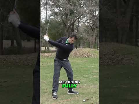 You MUST tilt to play great golf. You can't do jack squat without it!