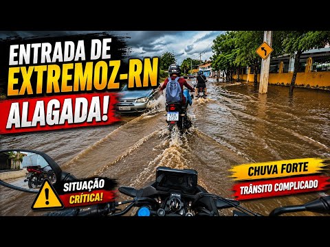 Extremoz-RN em Alerta! Lagoa Transborda Após Fortes Chuvas