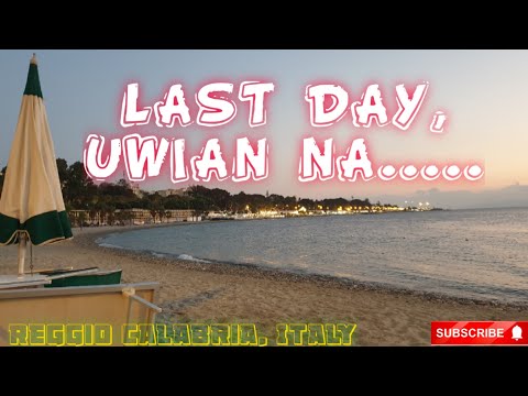 LATE UPLOAD BACK TO MILAN | LAST DAYS IN REGGIO CALABRIA, ITALY