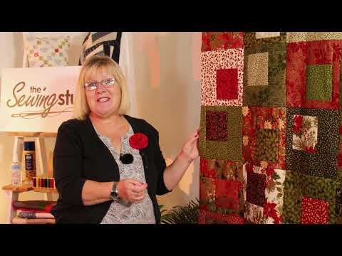 Christmas Box Pattern using Layer Cake  - FREE GUIDE!