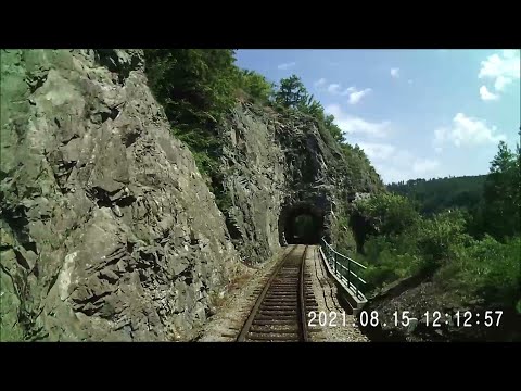 Letní jízda Posázavským pacifikem s modrou Regionovou 814 154