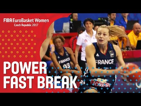 Баскетбол Oh my goodness! France shines with a powerful fast break!