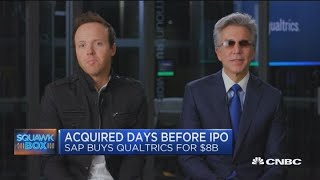 SAP CEO and Qualtrics CEO on SAP-Qualtrics deal