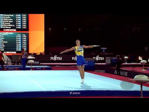 PAKHNIUK Petro (UKR) - 2019 Artistic Worlds, Stuttgart (GER) - Qualifications Floor Exercise