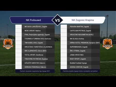 U-8 (2014) JNL Agoga 2021; NK PODSUSED - NK ZAGOREC KRAPINA