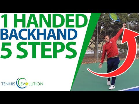 5 Steps To Hit A Perfect One Handed Backhand (Like The Pros!)