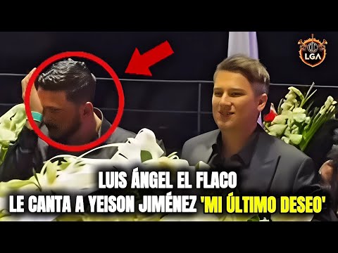 LUIS ÁNGEL EL FLACO SINGS 'MY LAST WISH' TO YEISON JIMÉNEZ AT HIS FUNERAL