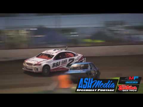 Modified Sedans: Heat Race Highlights Feb 2017 - Rockhampton Speedway
