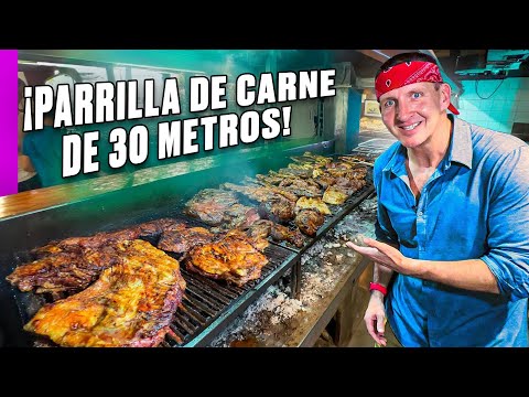 ¡El buffet de carne más grande del mundo! ¡Desafío infarto en Argentina!