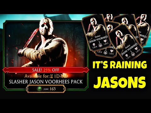 MK Mobile. Special Friday 13th Slasher Jason Pack Opening. I Will Open Your Packs!