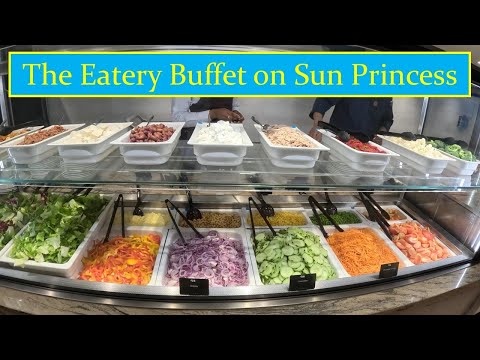 The Eatery Buffet on Sun Princess has EVERYTHING!!