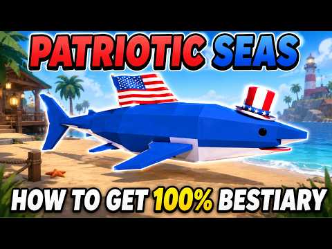 How to COMPLETE PATRIOTIC SEAS BESTIARY in FISCH Roblox