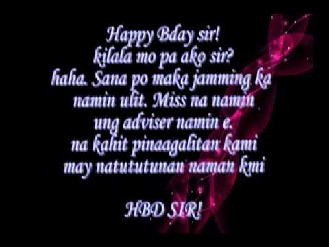 Happy Birthday Sir Bau