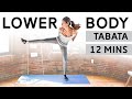 12 Minute Lower Body HIIT Workout 3 Tabata Supersets No Equipment Needed