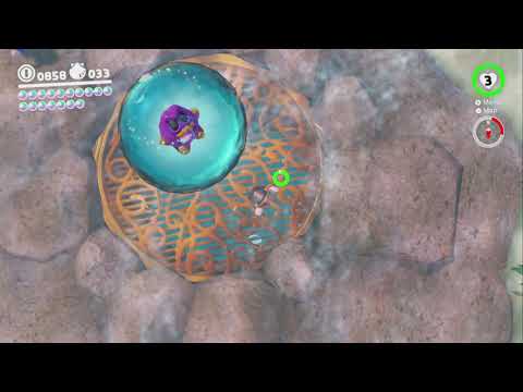 Moon Shards in the Sea - Super Mario Odyssey - Nintendo Switch - No Commentary 1bm