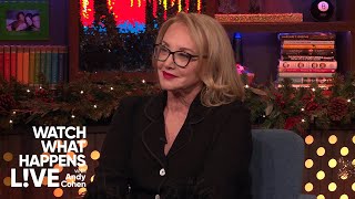 J. Smith-Cameron Dishes on Succession Hot Topics | WWHL video