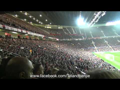Old Trafford Boos the Martial substitution and then sings his name v CSKA Moscow