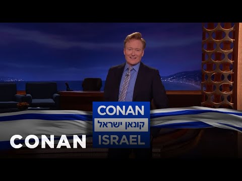 Follow Conan’s Trip To Israel | CONAN on TBS
