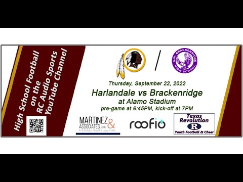 Football: Harlandale vs Brackenridge at Alamo Stadium (09/22/22)