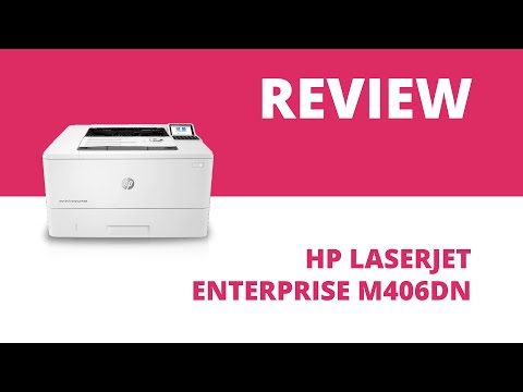 HP LaserJet Enterprise M406dn Spausdintuvas - A4 Mono lazerinis, Print, Auto-Duplex, LAN, 38ppm, 900-4800 pages per month