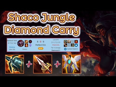 Diamond 1 Shaco Jungle - Road To Master Ranked S11[League of Legends] Full Gameplay - Infernal Shaco