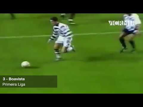 Cristiano Ronaldo   All 5 Goals for Sporting Lisbon   2002 2003 HD