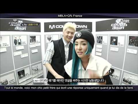 [CUT] [VOSTFR] Thunder et Dara au M!Countdown (08.05.2014)