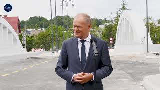 365 milionów na odbudowę Głuchołaz – otwarto nowy most po powodzi