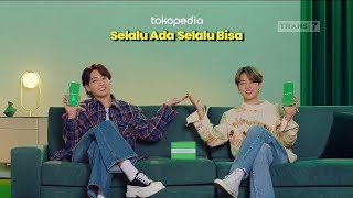 Download lagu Tokopedia x BTS : Beli Tape? Tempe? Pempek? Hape? Bisa COD? Tokopedia Saja! TVC - Edisi Juni 2021 mp3