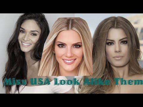 Miss Universe USA look alike both Pia and  Ariadna Gutierrez