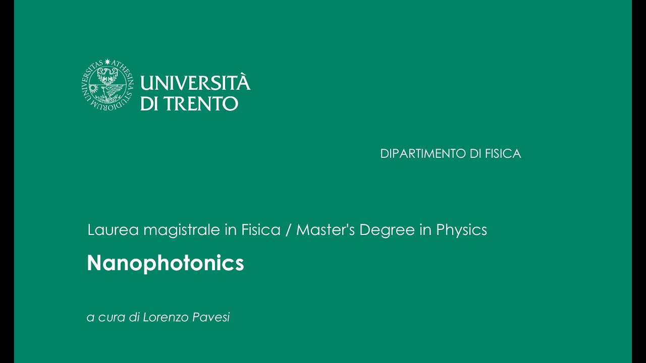 Nanophotonics