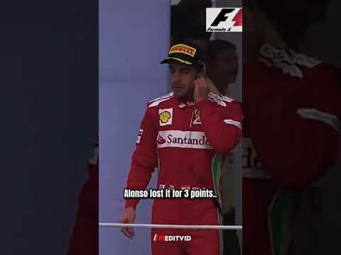 FERNANDO ALONSO PAINFUL CHAMPIONSHIP LOSS WITH FERRARI IN 2012 FORMULA ONE - BRAZILLIAN GP 2012