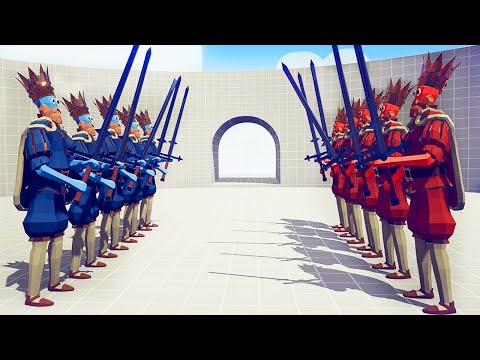 5 KINGS vs 10X RANGED UNITS - TOURNAMENT #4 | TABS - Totally Accurate Battle Simulator