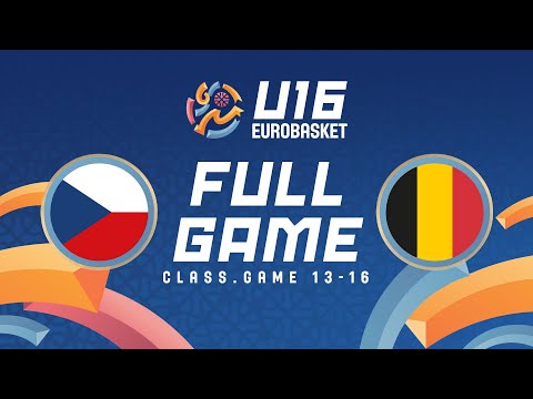 Class. Games 13-16 | Czechia v Belgium | Full Basketball Game | FIBA U16 Women's EuroBasket 2025